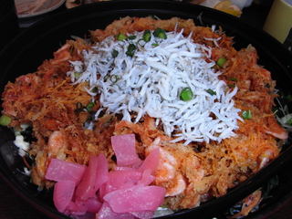 とびっちょたこ島シラス桜海老かき揚げ丼.JPG