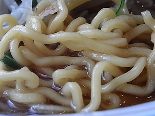 天金正油野菜ラーメンの麺.JPG